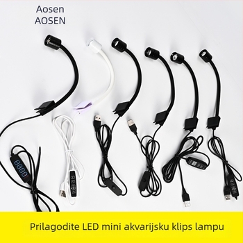 LED svjetlo za akvarij s regulacijom fokusa, 6W, ABS kućište, 500 g