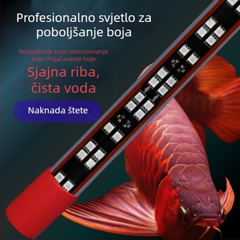 Akvarijska lampa s trostrukim spektrom za biljke i ribe, vodootporna