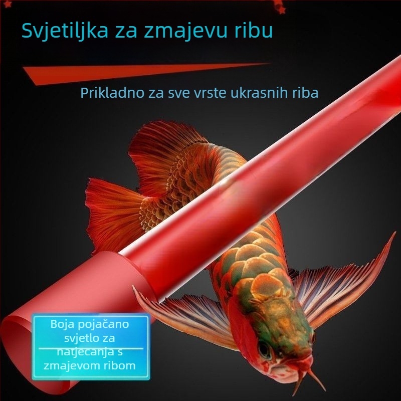 Akvarijska lampa s trostrukim spektrom za biljke i ribe, vodootporna