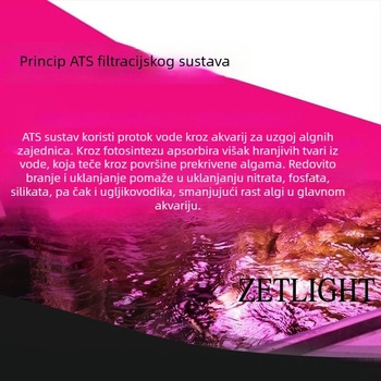 Osvjetljenje za morski akvarij, koralno LED svjetlo, pametno LED svjetlo s WiFi, izlazak i zalazak sunca
