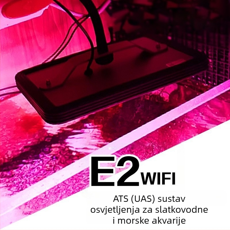 Osvjetljenje za morski akvarij, koralno LED svjetlo, pametno LED svjetlo s WiFi, izlazak i zalazak sunca