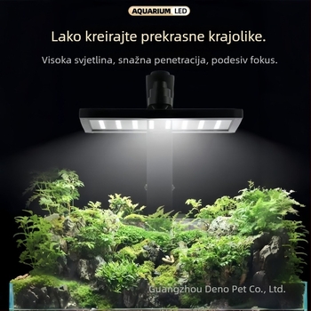 LED akvarijsko tubasto svjetlo – potpuno spektrum, vodootporno, protiv algi, za rast vodnih biljaka, 18W/26W