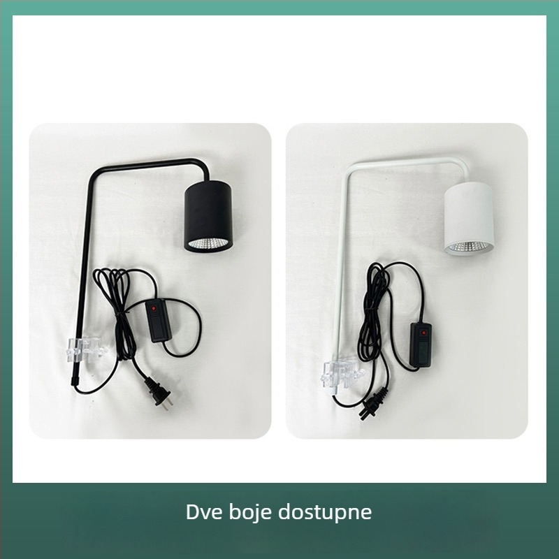 COB LED downlight za akvarij s kućištem od aluminijske legure, spektrum blizak prirodnom svjetlu (12W, 550 g, osvjetljenje)