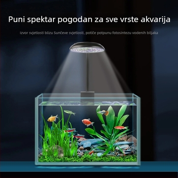 LED klips svjetlo za akvarij s spektrom za biljke i svjetlo za korale, daljinski upravljač, Mini Clip Light JY-3W