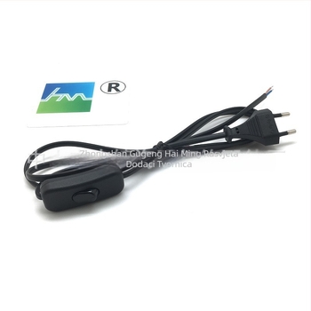 Kabel za grijaću lampu za reptile – HM marka, PVC izolacija, 2×0,5 mm² vodič, napojni kabel, otpor 0,01 Ω