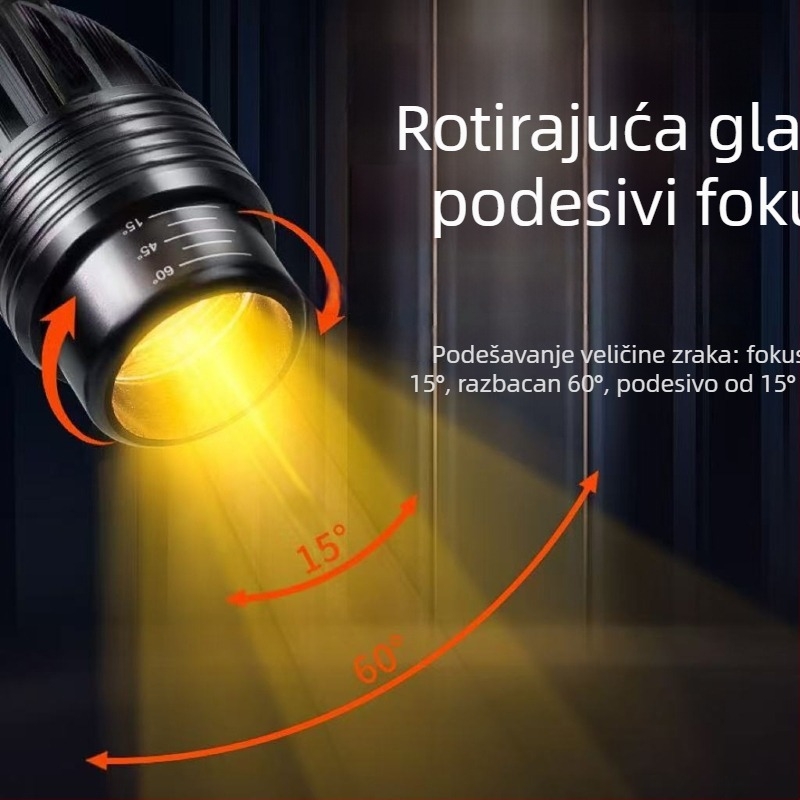 Klip LED rasvjeta za akvarij, za male akvarije, vodootporna, idealna za južnoamerički dizajn akvarija