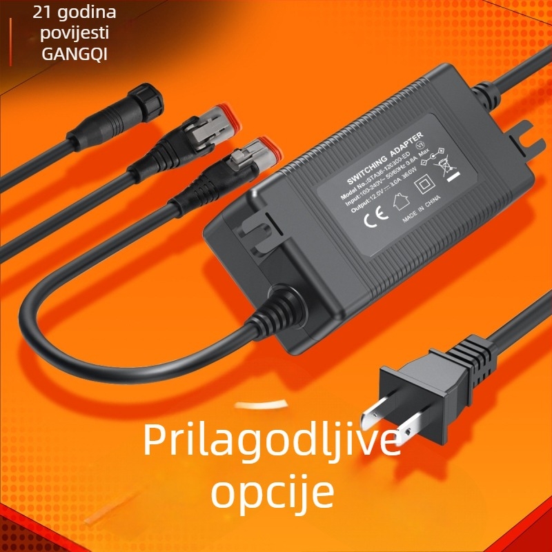 Vodootporan 12V DC adapter za vanjsku uporabu — ulaz 100-240V, izlaz 12V, DC punjač, 2 godine jamstva
