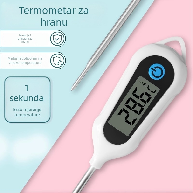 TP300 termometar za hranu sa sondom, kuhinjski, rezolucija 0.1°C, licenciran privatni brend, pakiranje 100 komada
