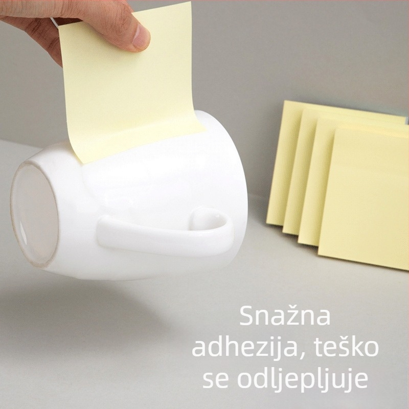 Deli ljepljive bilješke, spremne za lijepljenje, 45 g, papirni omot, minimalna narudžba 1