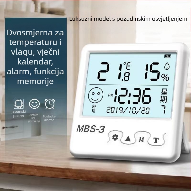 Soba termometar Bodefu MBS-3 | Razlučivost temperature 0.1 | Porijeklo Hebei Hengshui