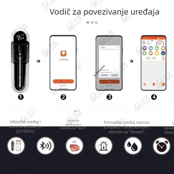 Kaitai termometar za hranu s Bluetoothom i aplikacijom za pametni telefon, 0,1°C rezolucija, za pečenu govedinu