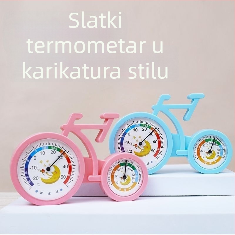 Higrometar s karikaturalnim dizajnom za unutarnju upotrebu – zidni, rezolucija temperature 1°C