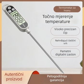 Sondni termometar za bebino mlijeko, kućna upotreba u kuhinji, visokoprecizan, višenamjenski za temperaturu vode i ulja