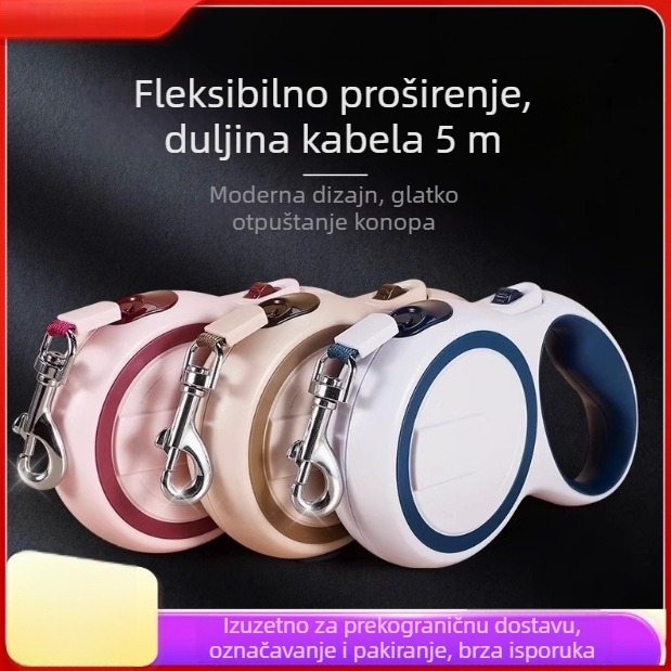 Izvlačni kaiš za pse s mehanizmom protiv kidanja; materijal: drvo; proširivo: da; pakiranje: 100 kom.; kategorija: lanac i užad za kućne ljubimce