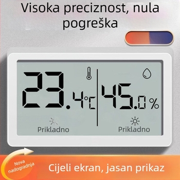 Otter higrometar i unutarnji termometar, zidni, za dječju sobu, mjerenje temperature i vlage