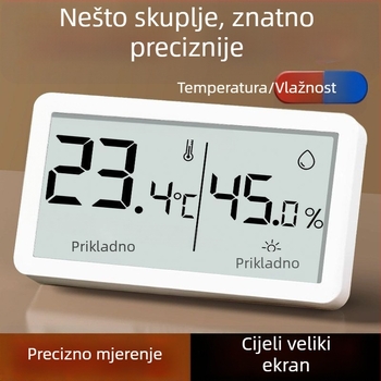Otter higrometar i unutarnji termometar, zidni, za dječju sobu, mjerenje temperature i vlage