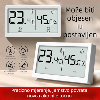 Otter higrometar i unutarnji termometar, zidni, za dječju sobu, mjerenje temperature i vlage