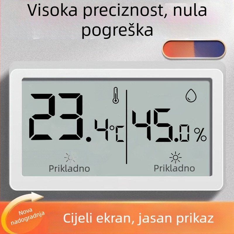 Otter higrometar i unutarnji termometar, zidni, za dječju sobu, mjerenje temperature i vlage