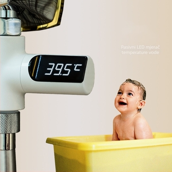 Vodni termometar s LED zaslonom – visoka točnost temperature, pogodan za kuhinju i kupanje djece