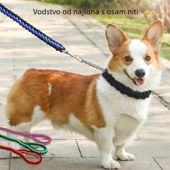 Pipitao najlon povodac za pse s osmerostrukim pletenjem, pakiranje 100/50/35