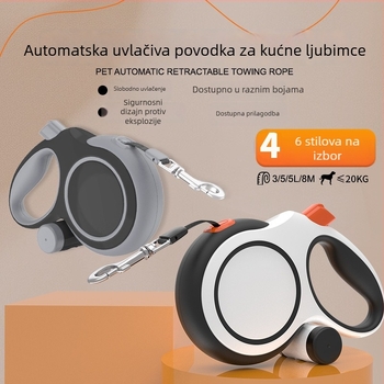 Automatska povodac za pse, automatsko proširenje, PP materijal, za pse srednje i velike veličine, 24 komada u kutiji