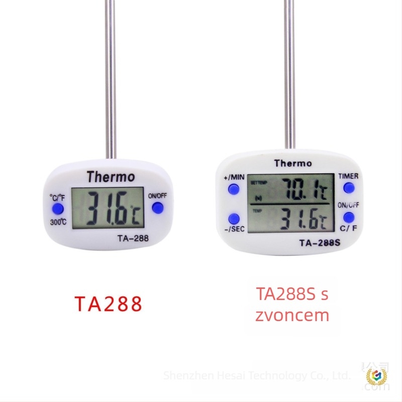 Termometar za hranu, igličasti senzor, rezolucija 0.1°C, za kuhinju i roštilj