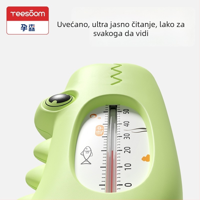 Termometar za vodu za bebe: dvostruke namjene – termometar za kupanje i sobnu temperaturu, za novorođenčad