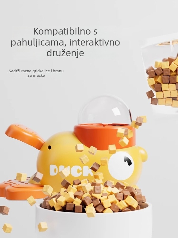 Interaktivna posuda za hranu mačaka - igračka za trening, bez aplikacije