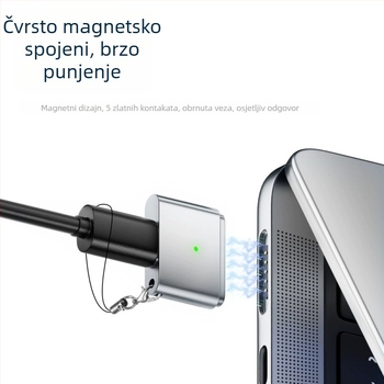 Emmons Type-C na MagSafe 3/2 magnetski adapter za MacBook Pro/Air, Type-C ženski na MagSafe3