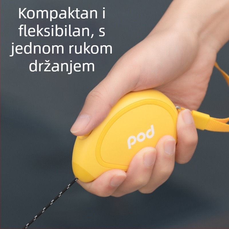 Proširivi povodac za kućne ljubimce – ABS materijal, upravljanje jednim rukom, proširivi dizajn