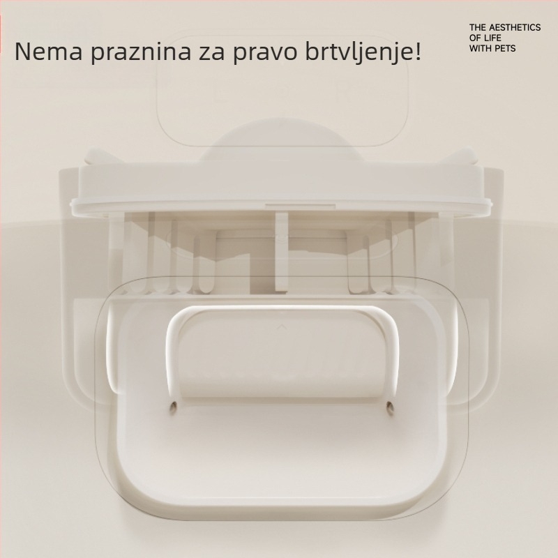 Bežični pametni automatski hranilnik za mačke i pse s tajmerom i upravljanjem putem aplikacije
