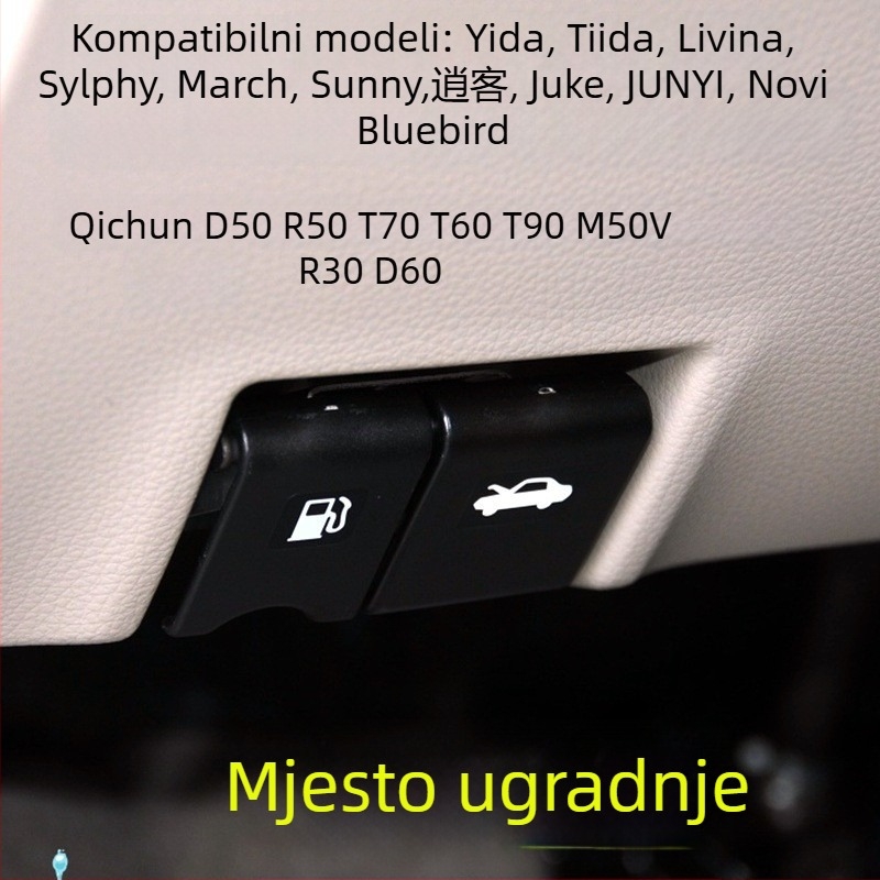 Nissan Qashqai kabel za poklopac motora — modeli 65622-ED50A i 65622-3TA0A