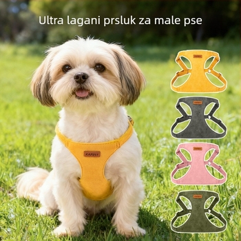 Prsluk za psa – velur, podesiv, anti-rupture, povlačni – Neighbor Puppy