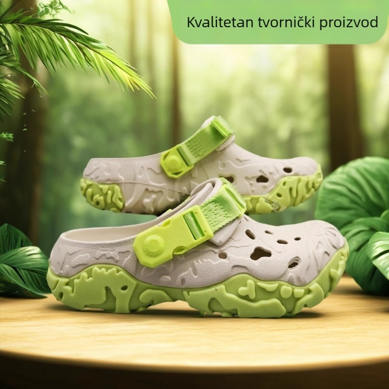Trin muške cipele s rupicama, prozračne outdoor sandale za plažu s zatvorenim prstom