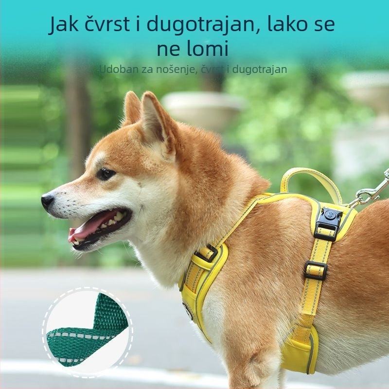 Psa prsni pojas - poliester, neprodužen, pakiranje 100 komada
