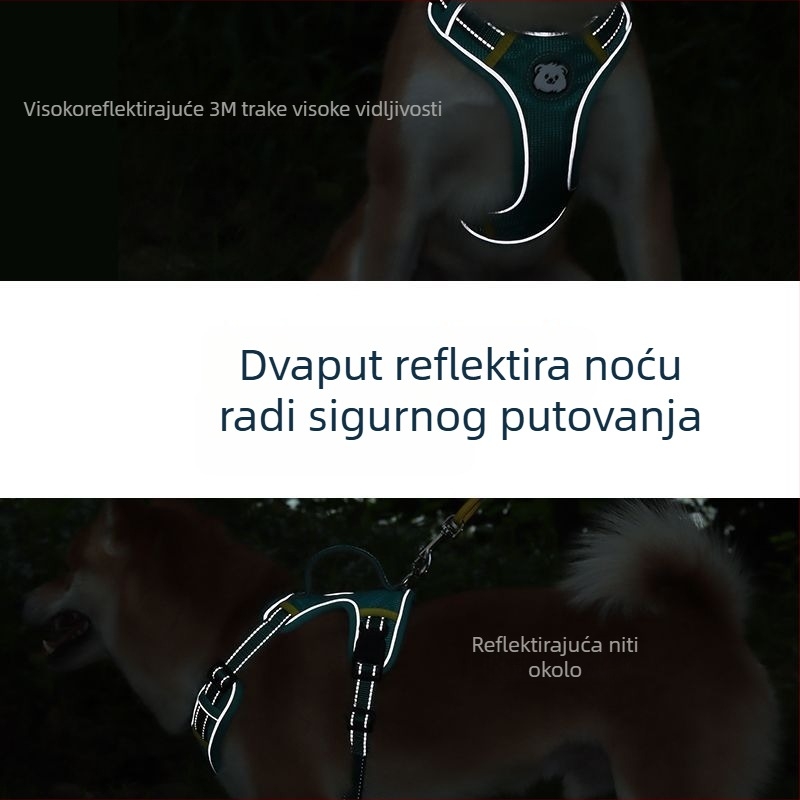 Psa prsni pojas - poliester, neprodužen, pakiranje 100 komada