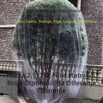 Najlonska mreža za zaštitu voćaka od ptica – mreža za jedno stablo (trešnja, grožđe)