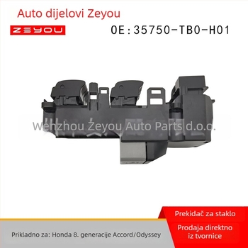 35750TB0H01 Prekidač regulatora stakla za 8. generaciju Honda Accord/Odyssey