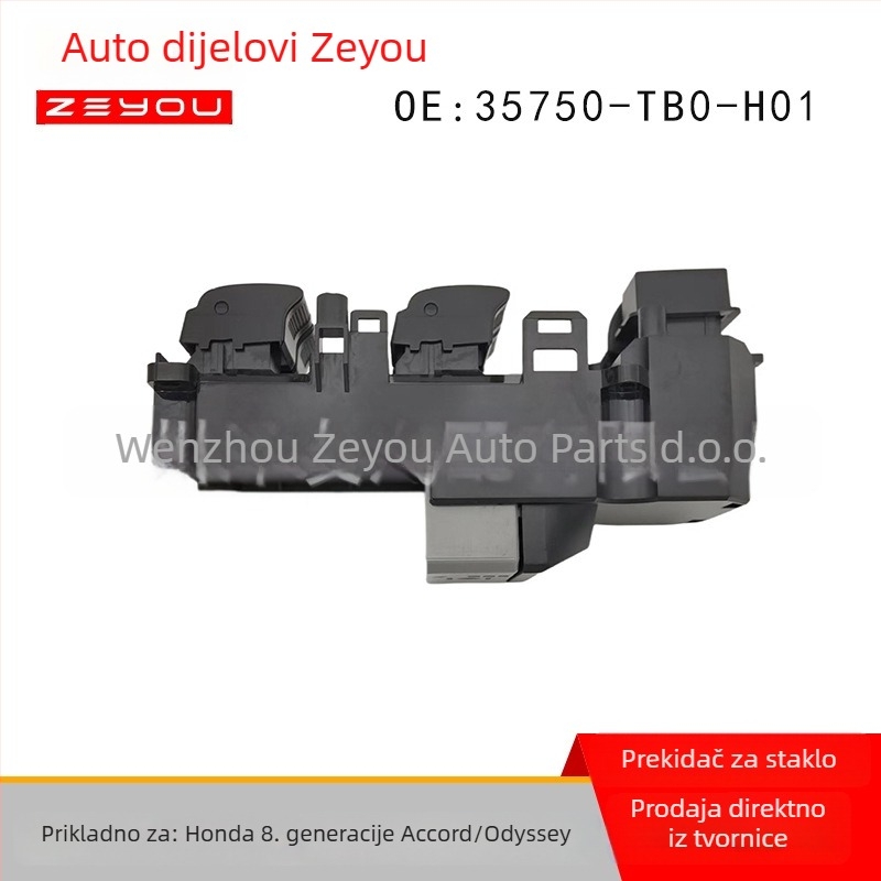 35750TB0H01 Prekidač regulatora stakla za 8. generaciju Honda Accord/Odyssey