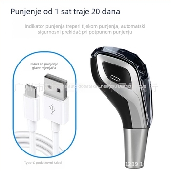 Win 001 Svijetleća kristalna ručica mjenjača, univerzalna kompatibilnost