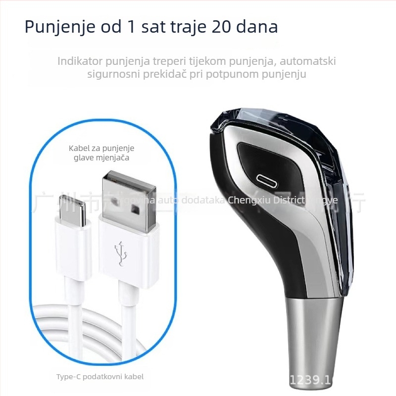 Win 001 Svijetleća kristalna ručica mjenjača, univerzalna kompatibilnost