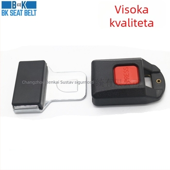 Auto sigurnosni kopča za pojas BKSK 112 – Marka: Benkai; Materijal: 45# čelik i visokokvalitetna poliesterska traka; Povezivanje: dvopunktni tip; Kompatibilno s modelima: 12, četverotočka električno vozilo, putnički automobil