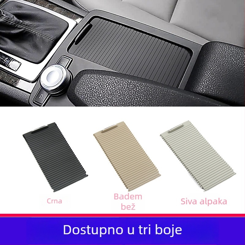 Držač za čaše s zatvaračem i pločom za pohranu za Mercedes-Benz Klase C i Klase E (W204, W212, W207) – OUKACHI