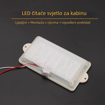 Xingcheng LED krovno svjetlo za automobil s lampom za čitanje, 12/24V, 15W