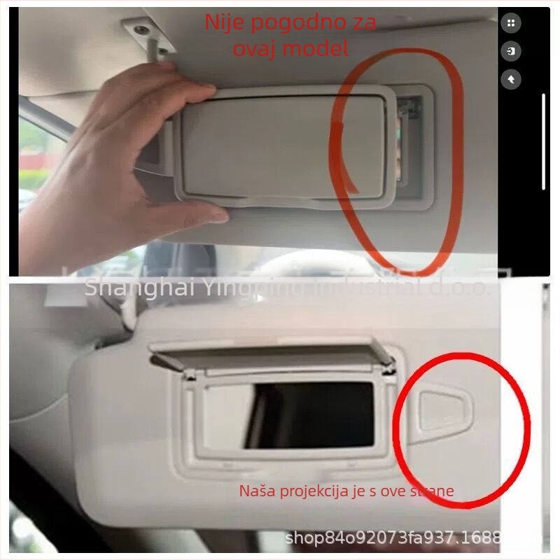 Kryt ogledala za šminku za Mercedes ML300/ML350/ML400 od tiantianyoupei