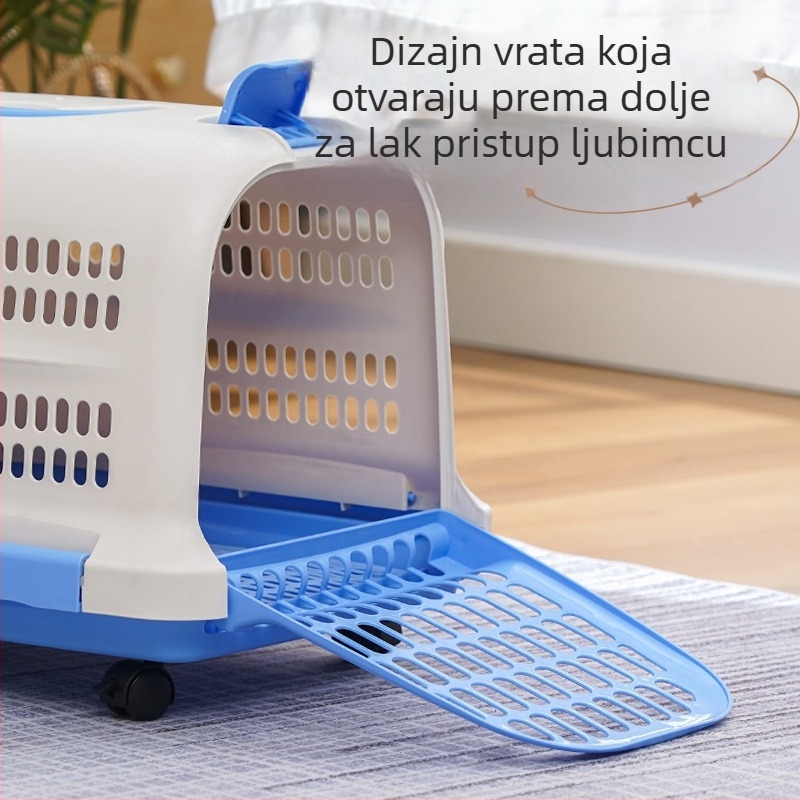 Torba za prijevoz mačaka, prijenosna i prozračna, tvrdi PP kućište, marka CUUKIEE