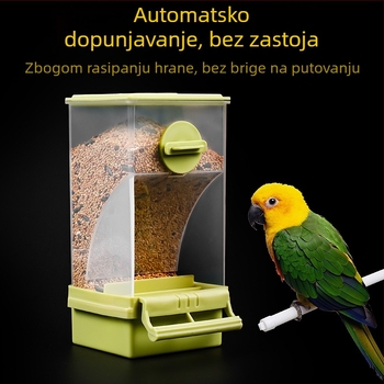Automatsko hranjenje papiga – visića kutija s protiv izlijevanja, plastična, Zhejiang podrijetlo, 80 komada, za akvarij