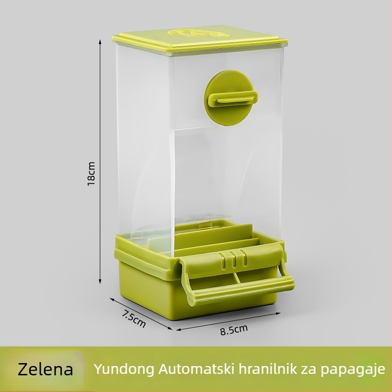 Automatsko hranjenje papiga – visića kutija s protiv izlijevanja, plastična, Zhejiang podrijetlo, 80 komada, za akvarij