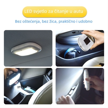 LED unutarnje stropno svjetlo za automobil, lampica za čitanje, 12V, 2W, LED izvor svjetla