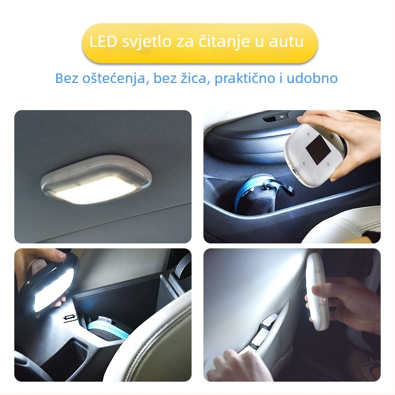 LED unutarnje stropno svjetlo za automobil, lampica za čitanje, 12V, 2W, LED izvor svjetla